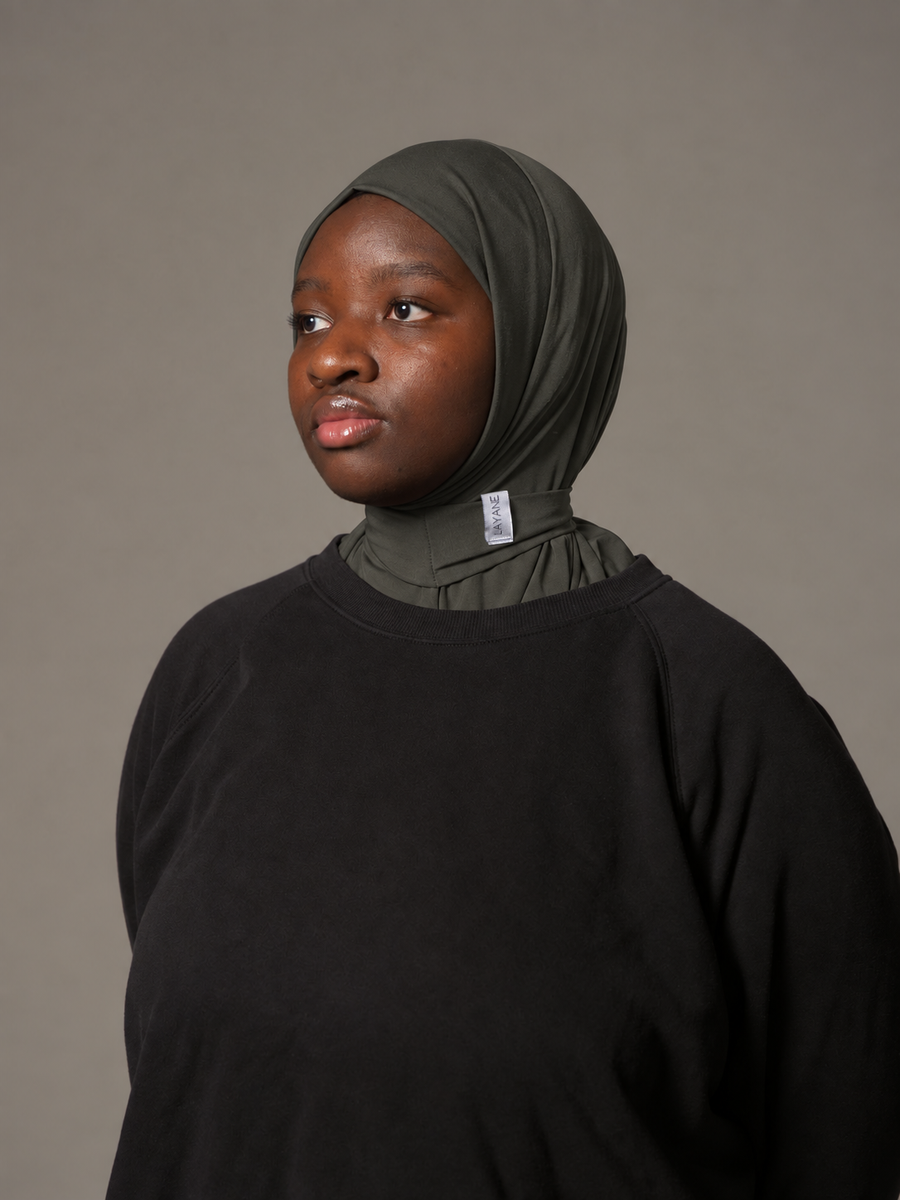 Sleek Hood in Khaki